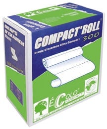 Drap d'examen COMPACT ROLL 50 x 38 cm / crt: 6 rlx : 43,80 € TTC